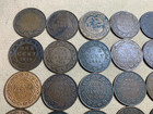 Lot Of 68 Large Cent Canadian Pennies 1c 1859-1920 Some High Grades Lot  3