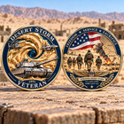 Desert Storm Veteran 1991 Commemorative Coin Operation Gulf War Military Gift