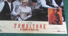 1993  tombstone  Mexican Lobby Card Kurt Russell 12x16  Great Shape