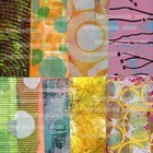 Printed Collage Papers  Printed Painted Papers  Mixed Media  Ephemera 20 Designs