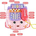 Baby Phone Toy Cartoon Toddler Phone Game Play With Call Piano Music And Light