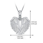 Jewelry On Clearance   necklaces For Women Angel Wings Necklace 925 Silver Guardia