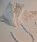 Vintage Bridal Keepsake Lace Magic Hankie Bonnet For Newborn- 2 Available
