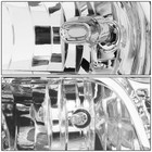 Right Headlight Assembly For Dodge Ram 1500 2500 3500 Chrome Amber