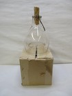 Vintage Clear Hanging Glass Fly Catcher Wire Handle Corn Cob Stopper Insect Trap