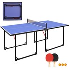 6ft Table Tennis Table Foldable Portable Ping Pong Table Set Indoor Outdoor Game