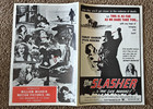 The Slasher  1975  Original Giallo Movie Pressbook Farley Granger