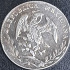 1880 Mexico Cap   Rays 8 Reales 