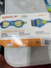 New Speedo  Jr  Goggles Mirrored Age 6-14-pink Anti Fog Uv Protection Slide Clip