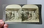 Vintage Antique Stereo View Card Charles Lindbergh Spirit Of St  Louis Airplane 