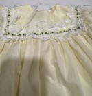 Classic Vintage Handmade Infant toddler  Girls Yellow Dress Spring easter Euc