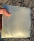 White Fiber Optic Glass Block Rough For Flintknapping Lapidary Cabochon 2 6 