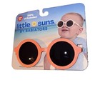 Little Suns By Babiators Red Round Baby Sunglasses Ages 0-2 New With Tags