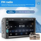 7  Double Din Auto Car Stereo Radio Apple Carplay Android Bluetooth With Camera