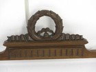 Hand Carved Wood French Pediment Guirlande  Over Door Architectural Salvaged