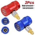 2x R1234yf Low High Quick Connector Adapter Coupler Auto A c Manifold Gauge Hvac