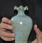 6 8  Old China Song Dynasty Ru Kiln Porcelain Zun Cup Bottle Pot Vase Statue