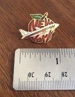 Vintage Western Airlines Big Apple New York Laguardia Airport Mad Dog Pin