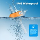 Pool Solar Powered Digital Thermometer Ip68 Waterproof With Rope For Outdoor New