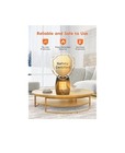 Givebest Portable Electric Space Heater With Thermostat  1500w 750w