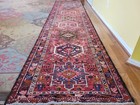 3 4 X 14 7 Antique Kazak Vintage Heriz Rug Caucasian Serapi Oushak Shirvan 