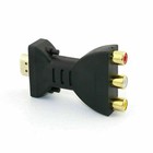 Hdmi Male To 3 Rca Female Composite Av Video Audio Adapter Converter For Tv Pc
