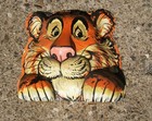Vintage Original Esso Tiger Gasoline Pump Topper Exxon Mobil Oil Display Plastic