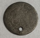 1841 Holed - Seated Liberty Half Dime - Exact Coin Imaged  sl214