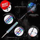 90  Tungsten Steel Tip Darts Set 21g-24g Aluminum Shafts Extra Flights Us