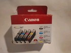 Genuine Canon 4-pack 221 Combo Ink Cartridges Black Cyan Magenta Yellow Oem