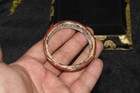 Genuine Ancient Roman Glass Bracelet With Colorful Pattern In Perfect Condition