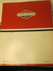 Briggs And Stratton Service And Repair Instructions Manual Single Cylinder  2709