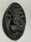 Phra Pidta Phang Phra Kan Thai Buddha Amulet Brass Pendant Wealth Power 126
