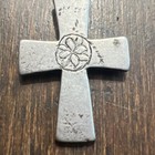 Antique Ethiopian Coptic Christian Cross Coin Silver Pendant Ethiopia  Africa