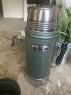 Vintage Aladdin Stanley Green 24 Oz Wide Mouth Thermos A-1350b Usa Made