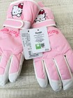 Sanrio Hello Kitty Winter Lined Fleece Gloves Pink   White One Size