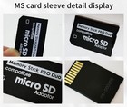 For Sony Psp Micro Sd Sdhc Tf To Memory Stick Ms Pro Duo Psp Adapter Card Reader