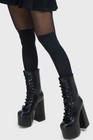 Killstar Alona Fishnet Tights In Black