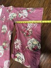 Vintage Authentic Japanese Kimono Pink Floral