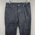 Levis 511 Jeans Mens 32x34 Fit 33x34 Slim Skinny Black Denim Pants Stretch Flex