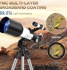 Dianfan 70500 Refractor Telescope 70mm Aperture  Portable With Tripod   Bag  Ide
