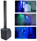 Rockville Titan Array Karaoke Machine System subs  2  Wireless Mics tablet Stand