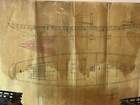 1960   s Custom Hand-crafted European Galleon Model Hull Sailing Ship Design Plans