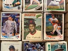 Medium Flat Rate Box Of Baseball Cards Bowman  Topps  Donruss  Mixed Years 