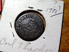 Saxony Albertine  german State  1 Pfennig Carl Theodor  F3