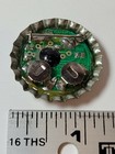 Rare Vintage Miller Lite Beer Flashing Light Button Pin Pinback Hat Lapel