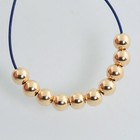 2mm 18k Solid Gold Smooth Round Bead Ball Spacer  10 