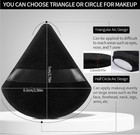 Powder Puff  6 Pcs Triangle Makeup Sponge  Black