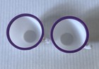 2 Miniature Plastic Toy Teacups Designed For Children s Pretend Play Sets