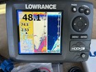Lowrance Hook 5 Fishfinder chartplotter W  New Transducer  Power Cord And Cover